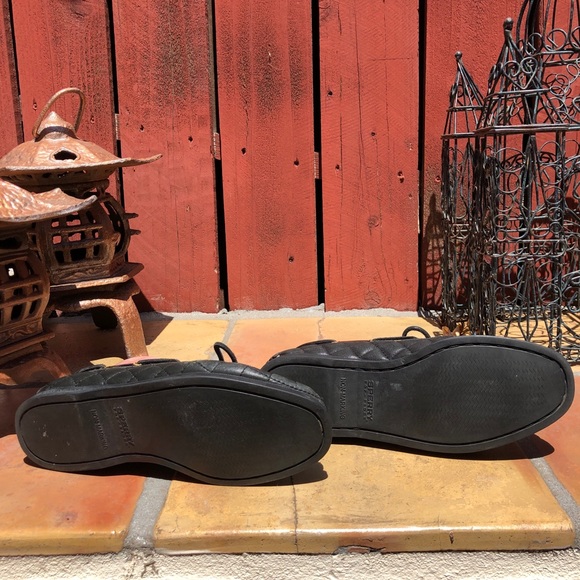 Sperry Quilted Mocassins Loafers Shoes Black Size 8 - Picture 4 of 16